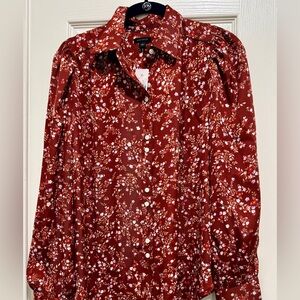 New with tags! Ann Taylor floral blouse size small.